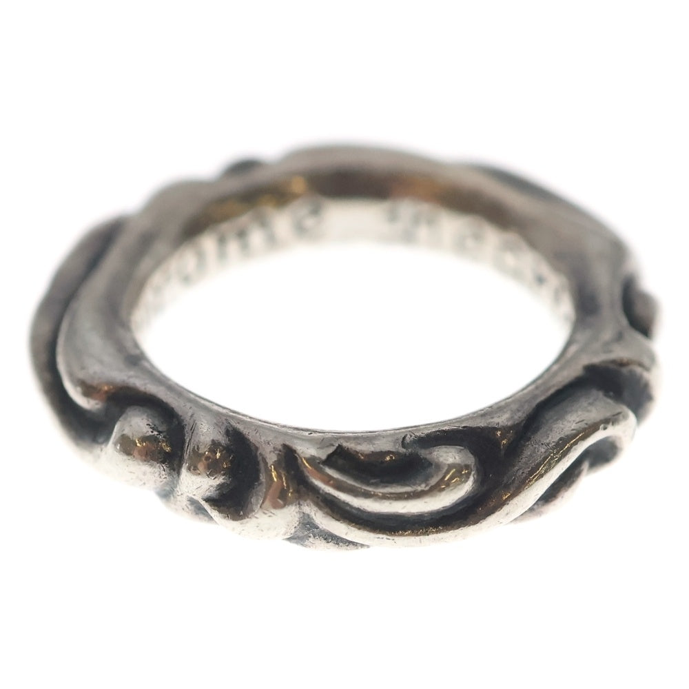 CHROME HEARTS(クロムハーツ) SCRL BAND スクロールバンド リング シルバー BCA351