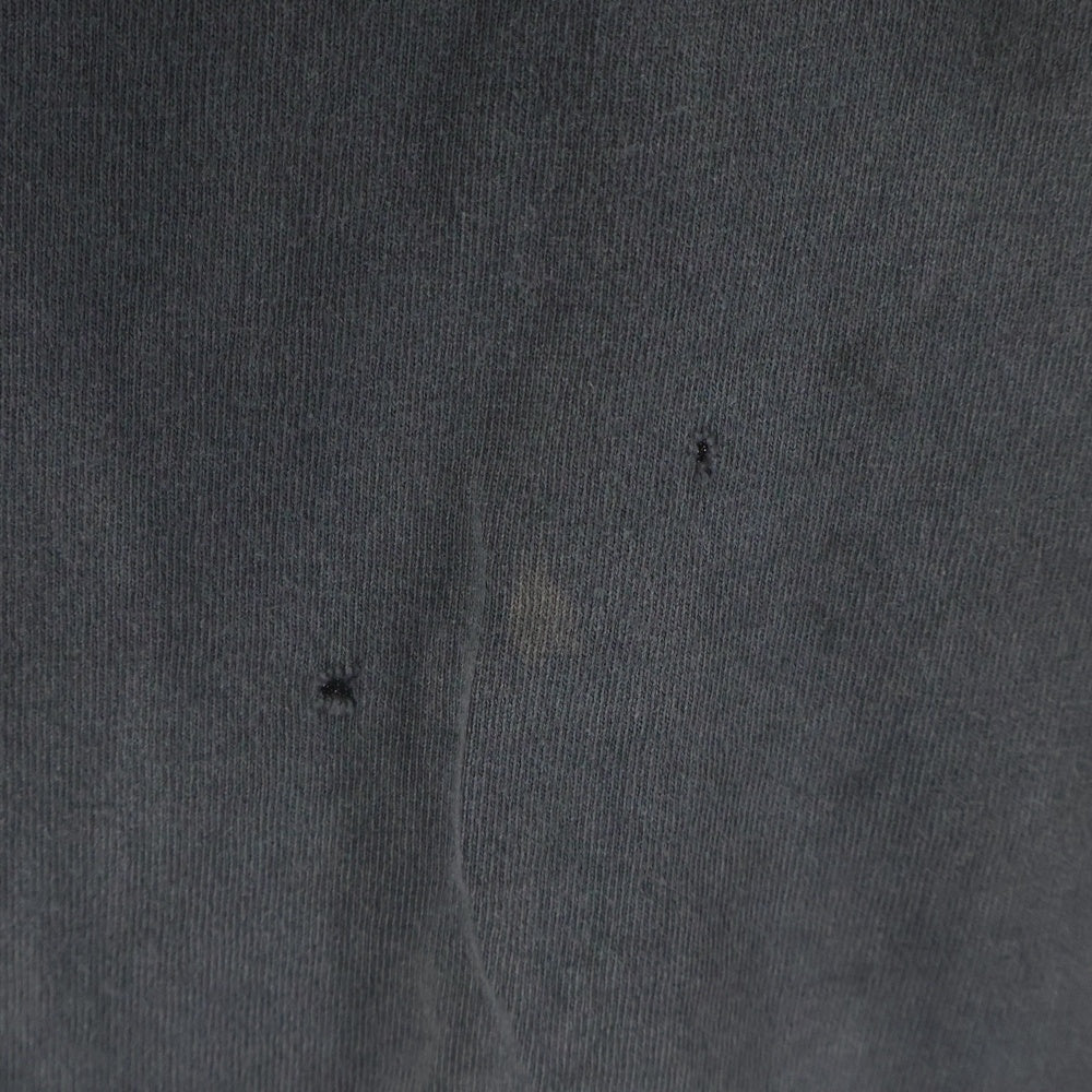 SAINT MICHAEL(セントマイケル) 23AW 1st drop Confidence S/S Tee フロントロゴプリント クルーネック 半袖Tシャツ チャコールグレー SM-A23-0000-003