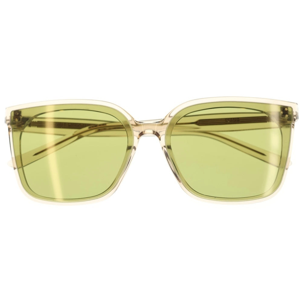 GENTLE MONSTER(ジェントルモンスター) Piana BRC18 Sunglasses クリアフレーム スクエア型 サングラス クリア/イエロー