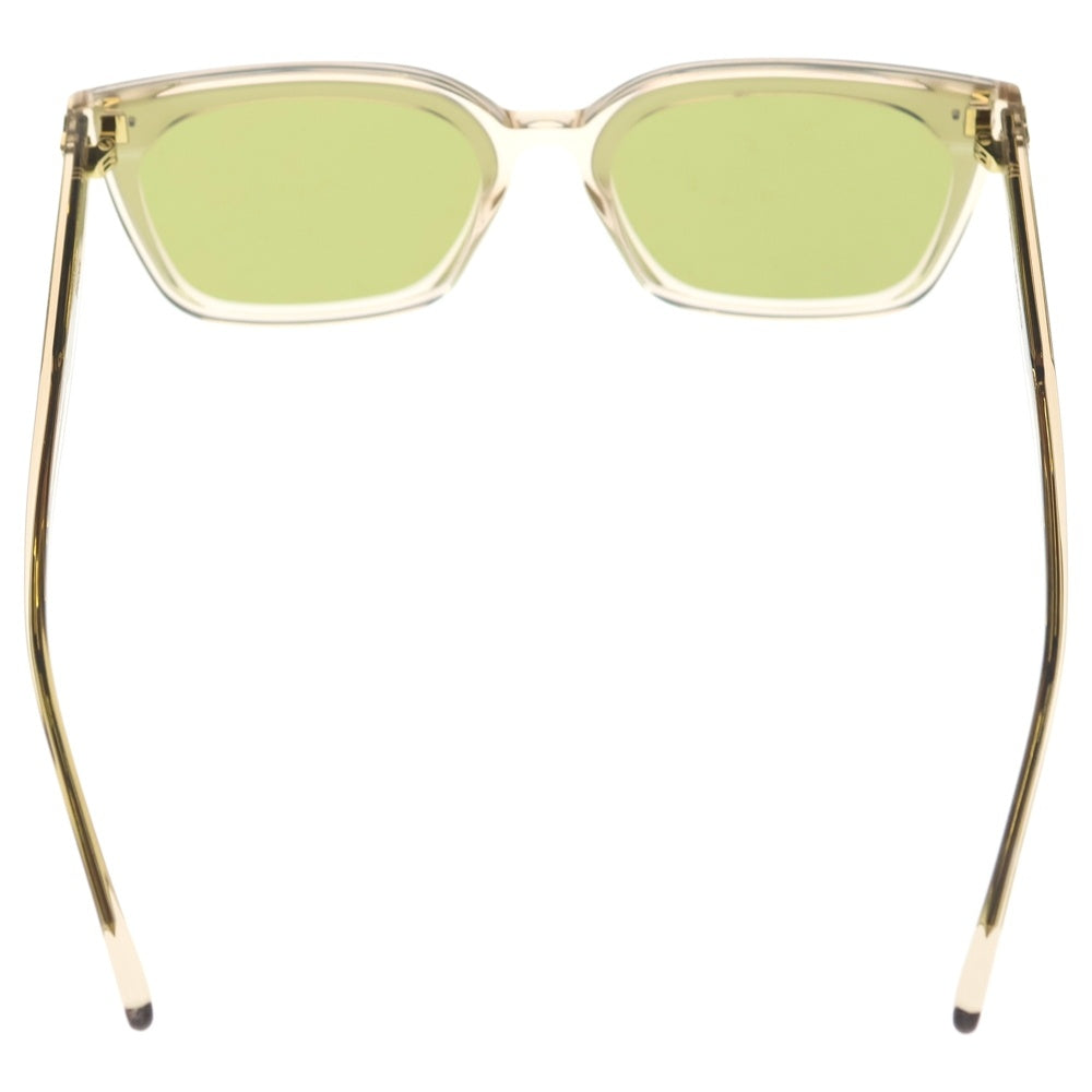 GENTLE MONSTER(ジェントルモンスター) Piana BRC18 Sunglasses クリアフレーム スクエア型 サングラス クリア/イエロー