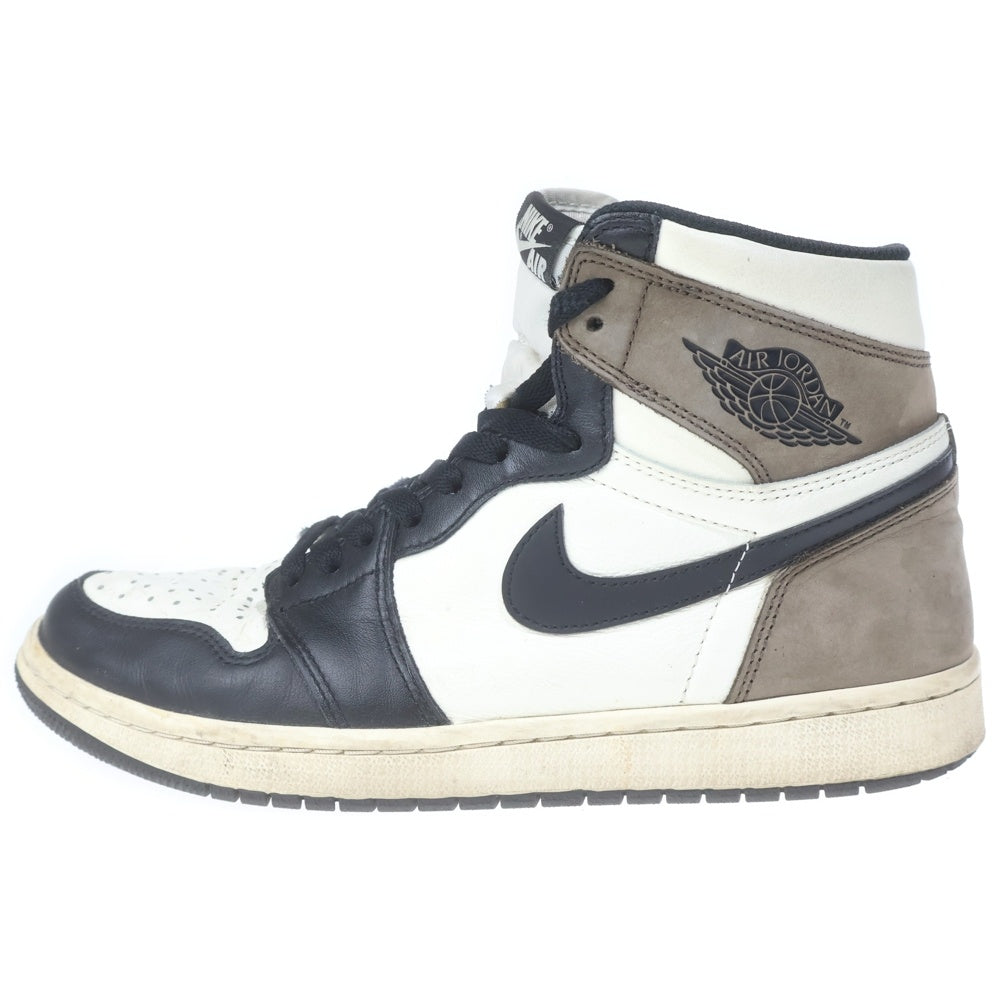 NIKE(ナイキ) AIR JORDAN 1 RETRO HIGH OG DARK MOCHA 555088-105 エアジョーダン 1 レトロ ダークモカ ハイカット スニーカー US9.5/27.5cm ブラック/ブラウン