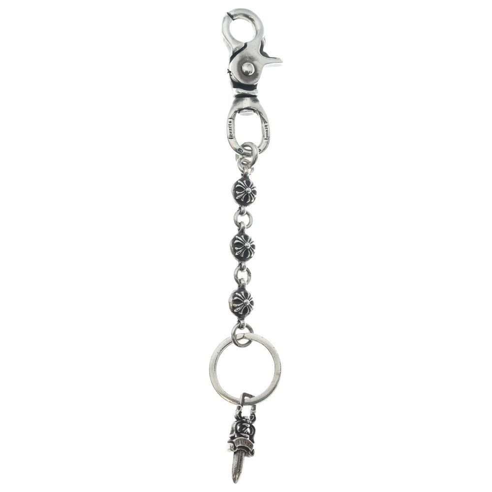 CHROME HEARTS(クロムハーツ) CLIP No2 BALL 3B クロスボール クリップ キーチェーン シルバー