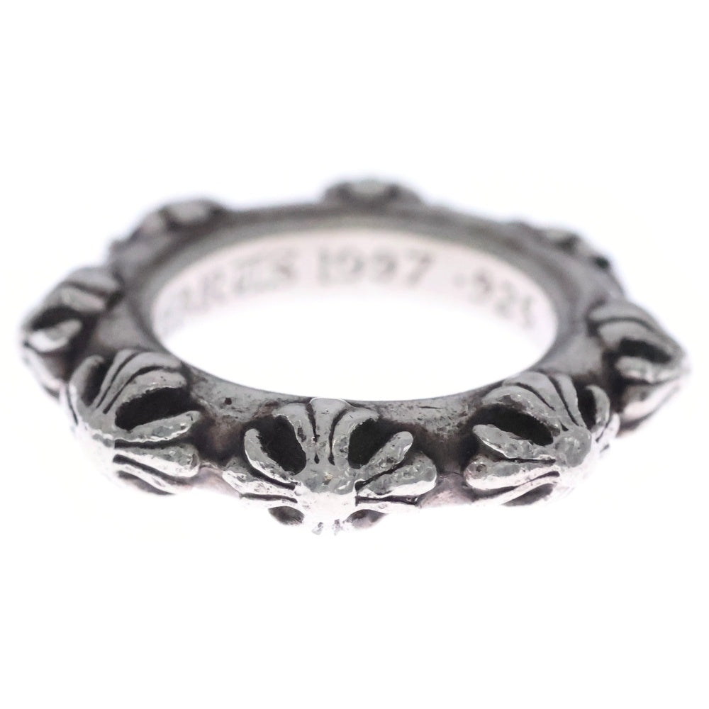 CHROME HEARTS(クロムハーツ) CROSS BAND クロスバンド リング シルバー BCA342 レディース