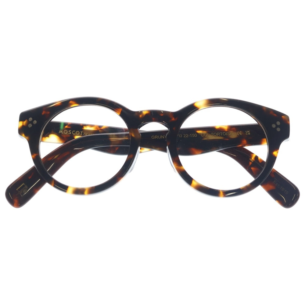 MOSCOT(モスコット) GRUNYA グルンヤ ラウンド型 サングラス メガネ ブラウン/ブラック