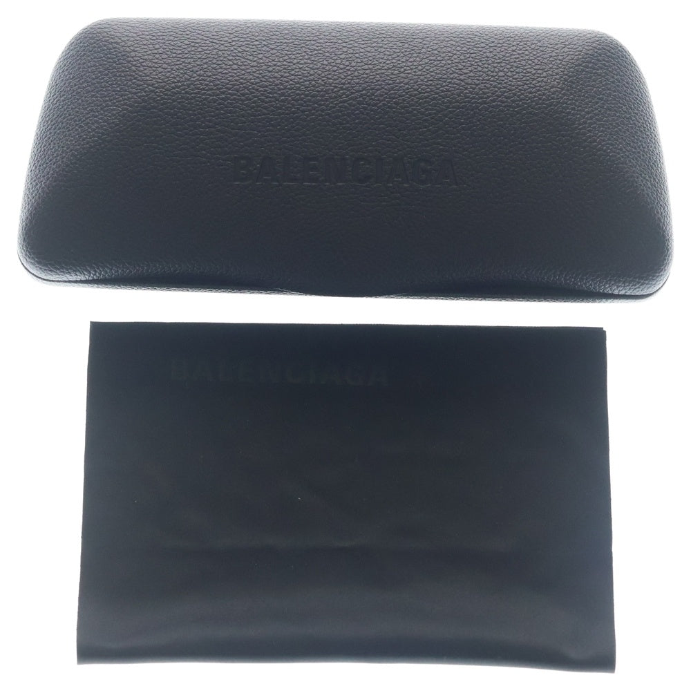 BALENCIAGA(バレンシアガ) スクエア アイウェア メタルフレーム ゴールド BB0340O