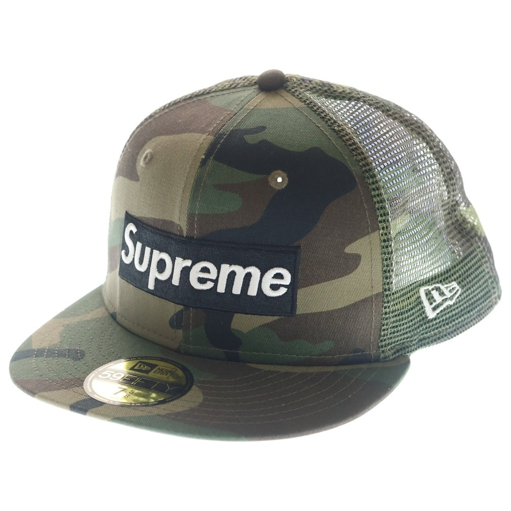 SUPREME(シュプリーム) 24ss ×NEW ERA Box Logo Mesh Back 59FIFTY ボックスロゴ メッシュキャップ カモフラ マルチカラー 7 5/8