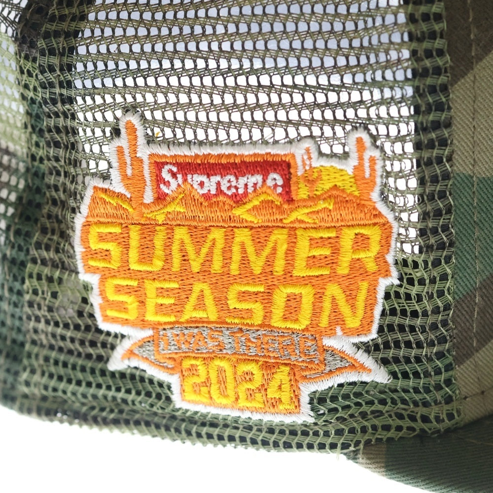 SUPREME(シュプリーム) 24ss ×NEW ERA Box Logo Mesh Back 59FIFTY ボックスロゴ メッシュキャップ カモフラ マルチカラー 7 5/8