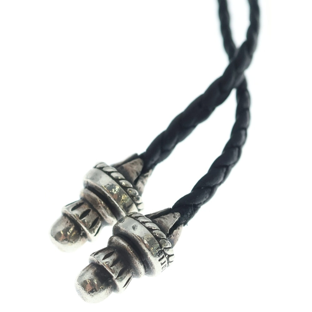 CHROME HEARTS(クロムハーツ) BS FLUER BSフレア ペンダントトップ レザーブレード ボロチップ シルバー/ブラック