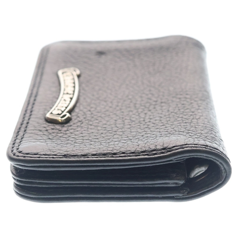 CHROME HEARTS(クロムハーツ) CARD CASE グロメット付きレザーカードケース ブラック