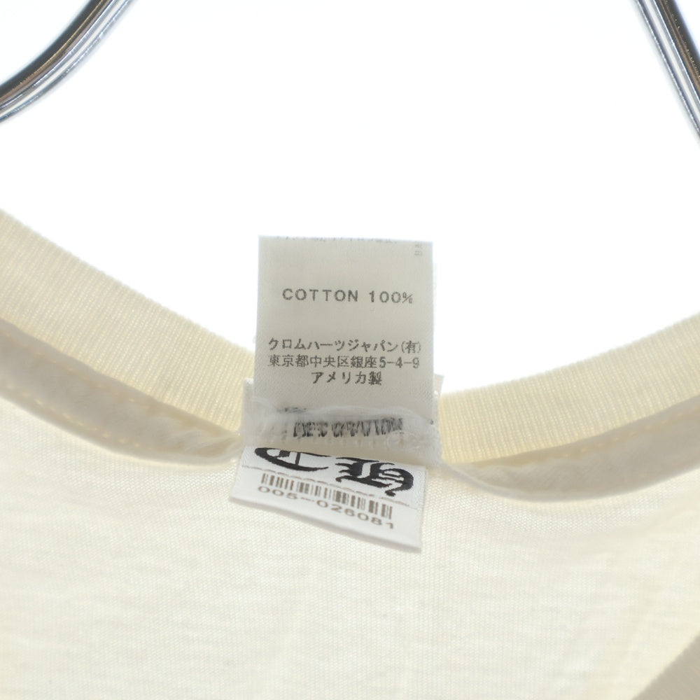 CHROME HEARTS(クロムハーツ) FOTI S/S TEE 2011 HERE COMES MR.OCULUS記念 キッズ 両面プリント 半袖 クルーネック Tシャツ ホワイト