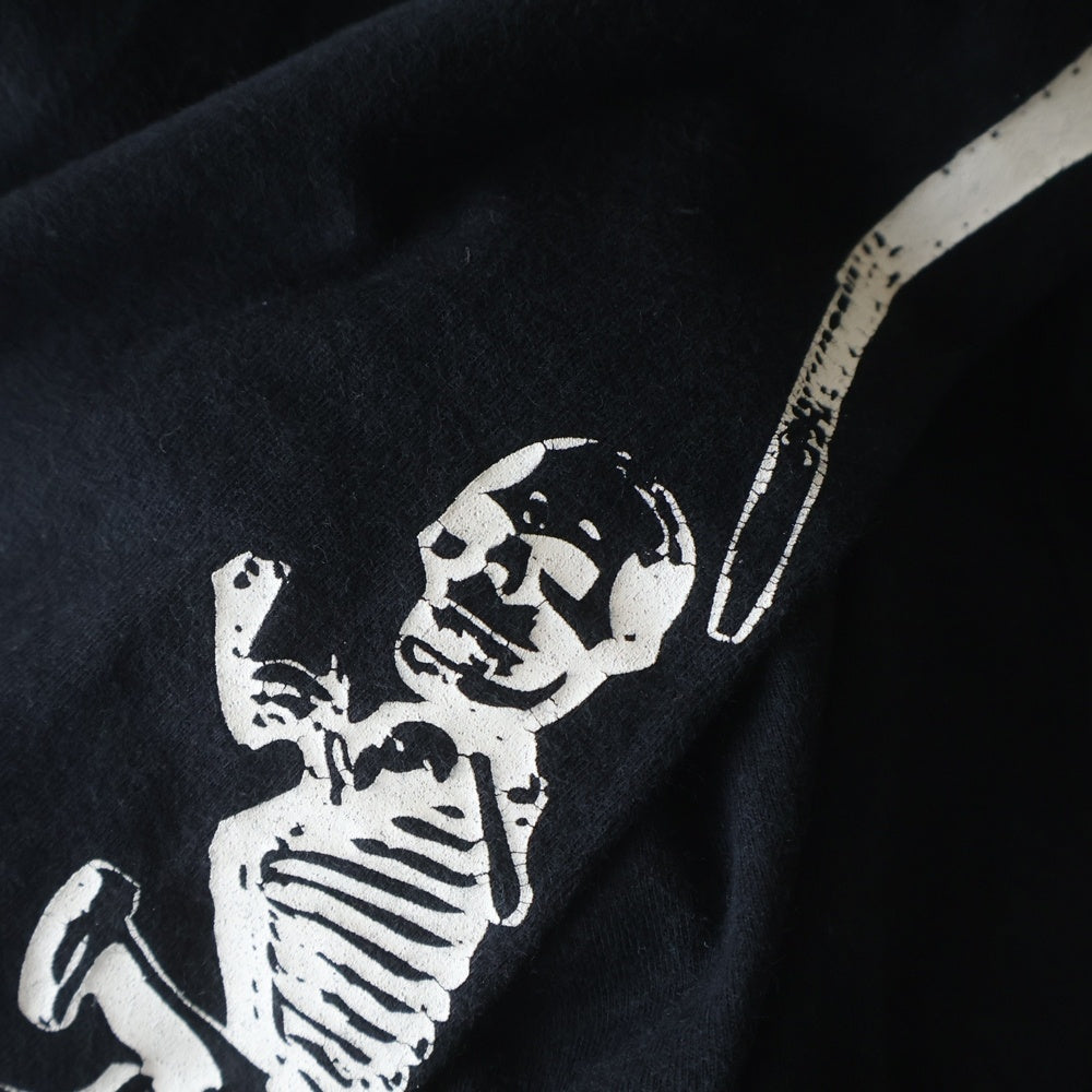 CHROME HEARTS(クロムハーツ) FOTI L/S TEE 両面プリント 袖ロゴ 長袖 クルーネック Tシャツ カットソー ブラック