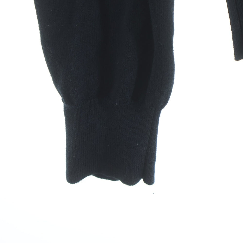 Maison Margiela(メゾンマルジェラ) 20AW エルボーパッチ ウール混 クルーネックセーター ブラック S50HA0959 S17364
