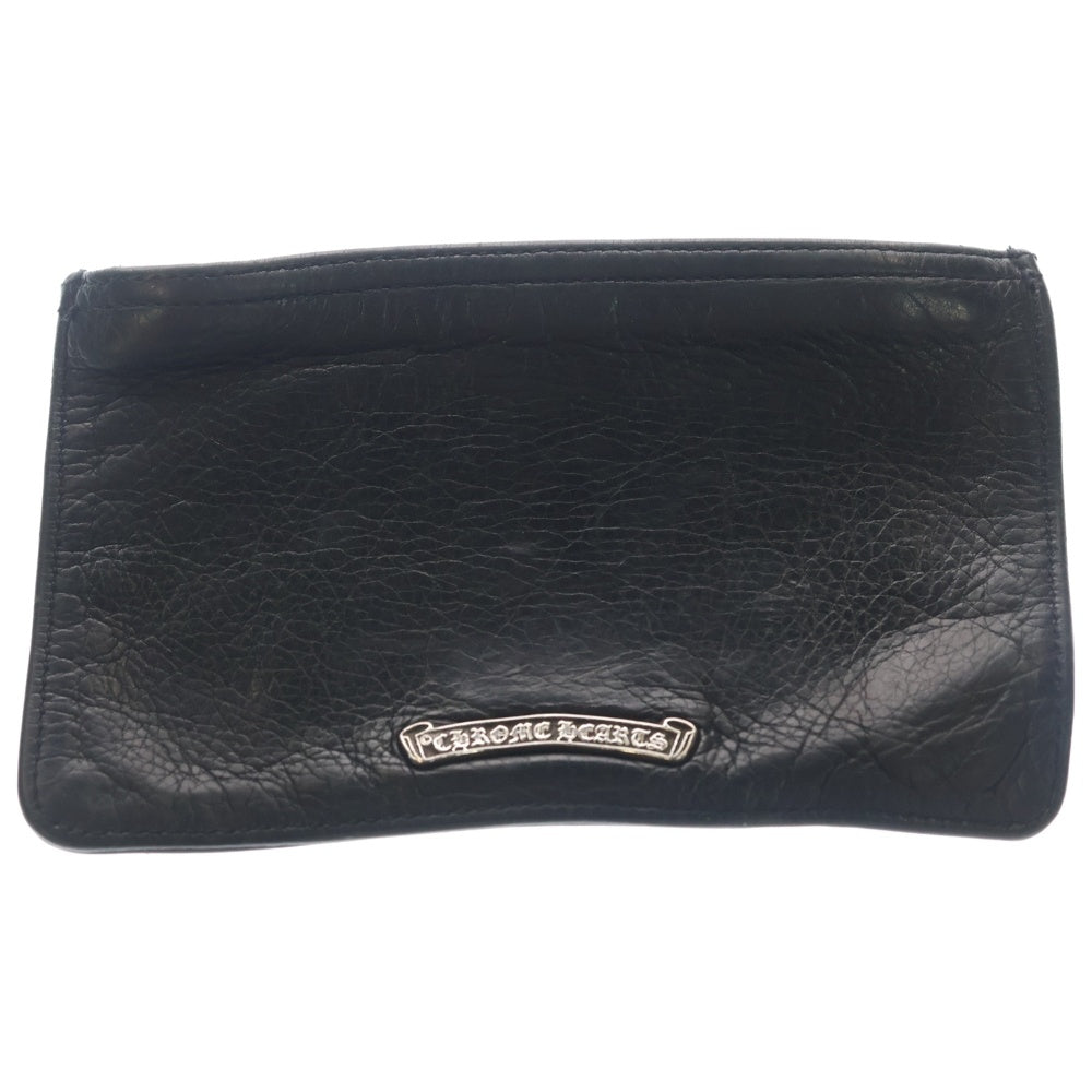 CHROME HEARTS(クロムハーツ) ZPR CHNG PURSE2 チェンジパース レザーコインケース ブラック