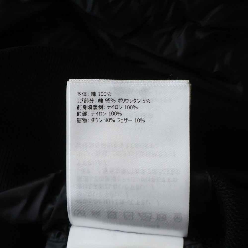 MONCLER(モンクレール) MAGLIA CARDIGAN マグリアカーディガン 切替デザイン ダブルジップアップジャケット ブラック G10918G52200