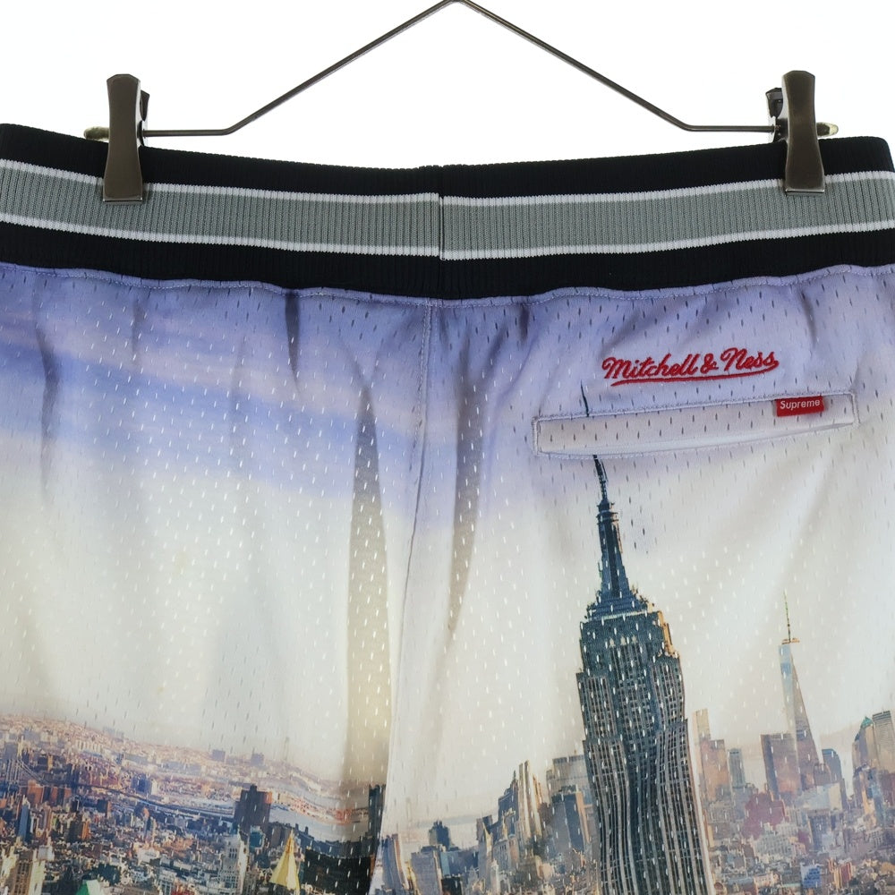 SUPREME(シュプリーム) 21SS ×Mitchell & Ness Basketball Short Skyline ショートパンツ バスパン マルチカラー