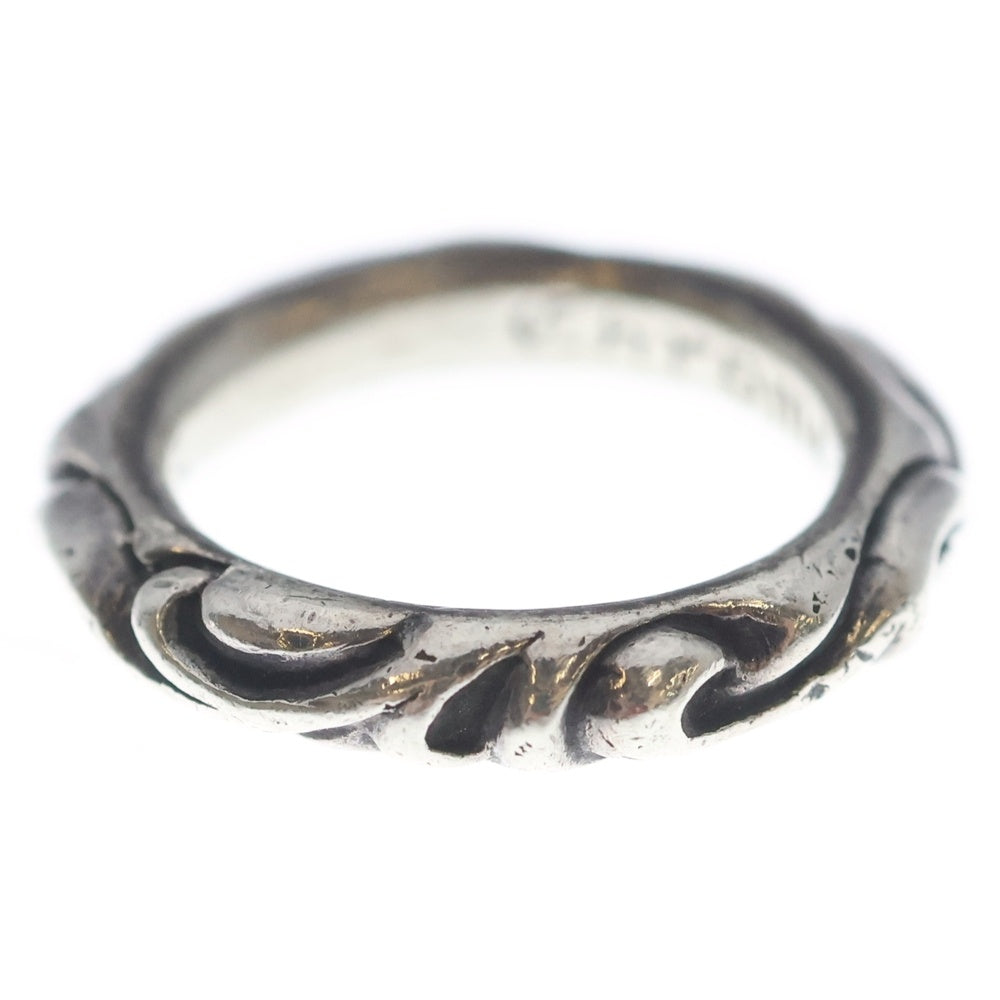 CHROME HEARTS(クロムハーツ) SCRL BAND スクロールバンド リング シルバー BCA351