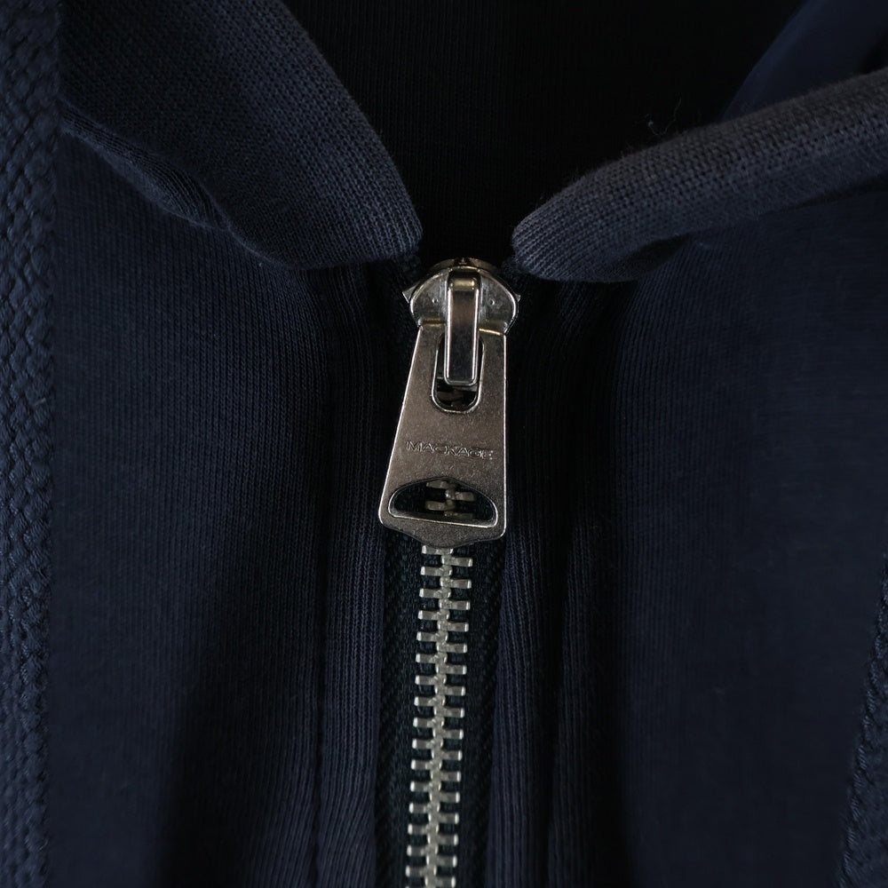 MACKAGE(マッカージュ) ジップアップ パーカー フロッキープリントロゴ ネイビー KRYS-ZP