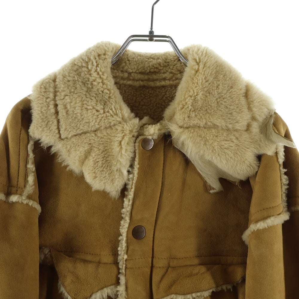GOOD KARMA DEVELOPMENT(グッドカルマ ディベロップメント) LUKE MOUTON TRUCKER JACKET ムートン トラッカー ジャケット ベージュ