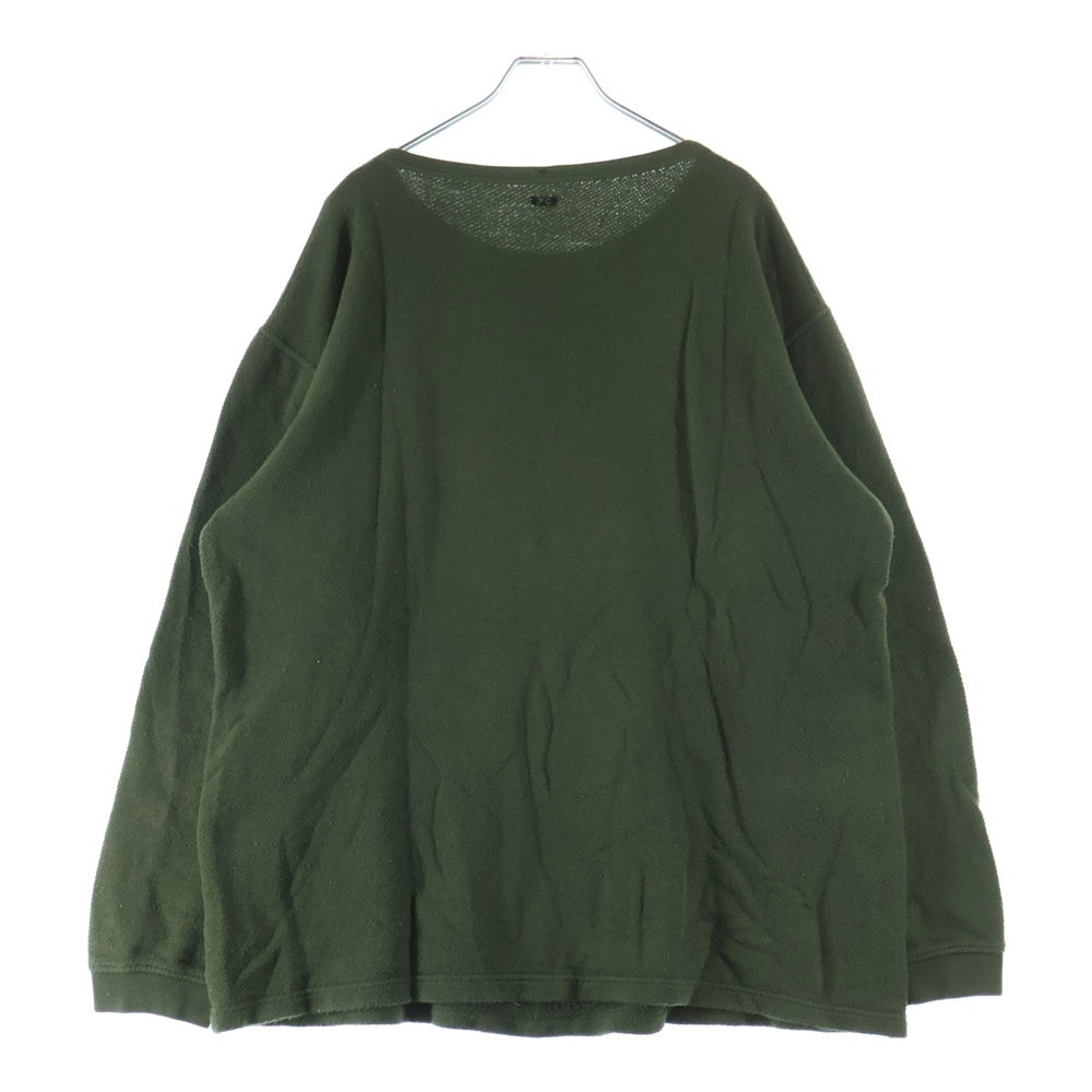 Porter Classic(ポータークラシック) THERMAL CREWNECK サーマル クルーネック 長袖Tシャツ オリーブ