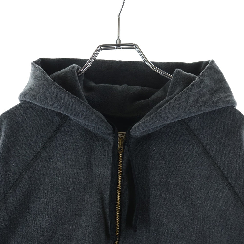 MAATEE&SONS(マーティーアンドサンズ) JIP PARKA ジップアップ コットン パーカー グレー MT5303-0801