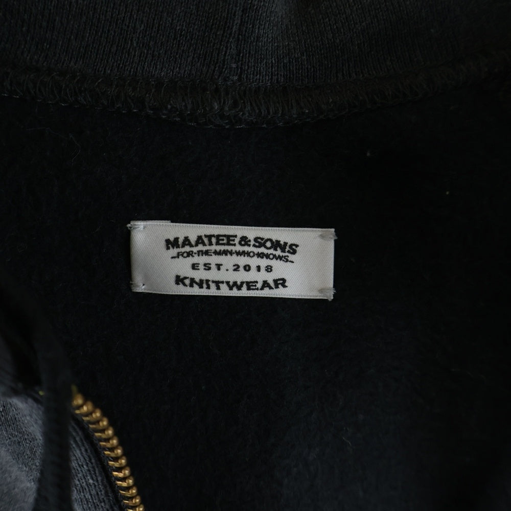 MAATEE&SONS(マーティーアンドサンズ) JIP PARKA ジップアップ コットン パーカー グレー MT5303-0801