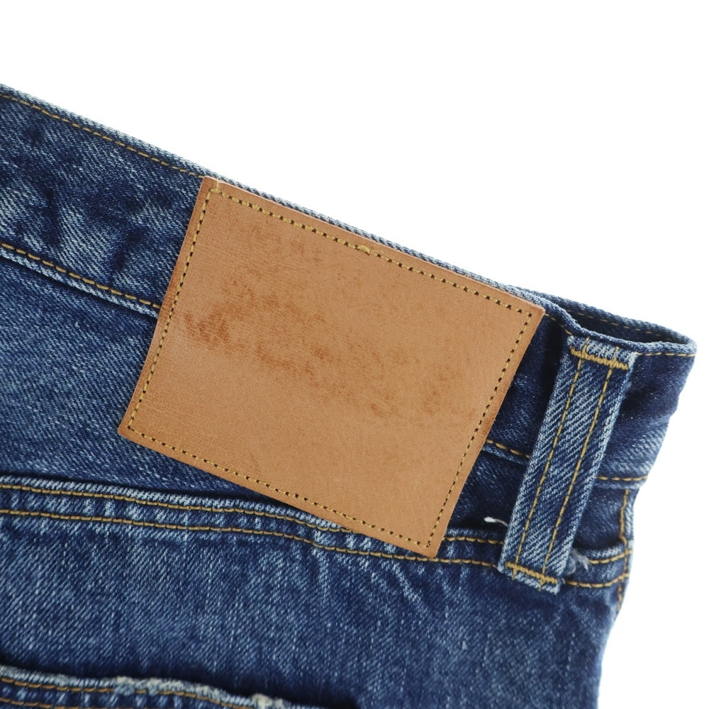AUBERGE(オーベルジュ) 25AW Alterna オルタナ ダメージ加工 ワイドデニムパンツ インディゴ