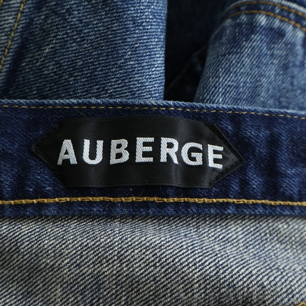AUBERGE(オーベルジュ) 25AW Alterna オルタナ ダメージ加工 ワイドデニムパンツ インディゴ
