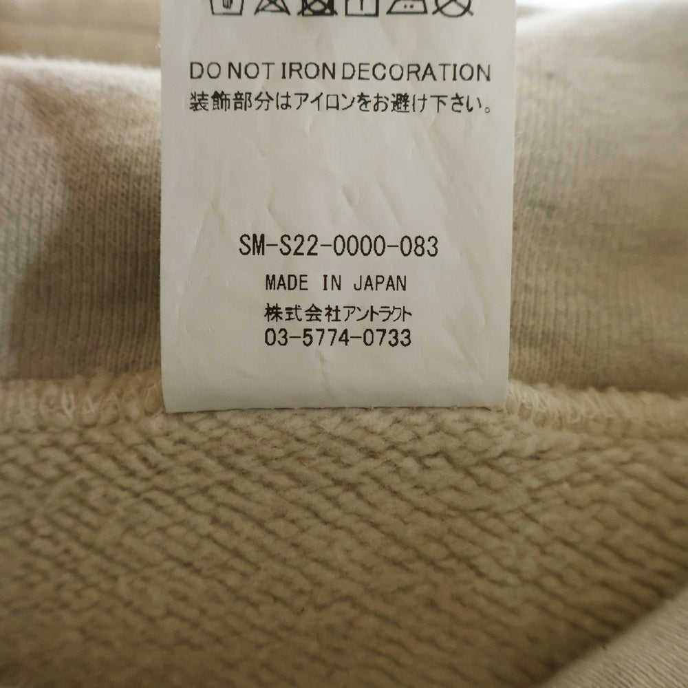 SAINT MICHAEL(セントマイケル) 22SS ×DENIM TEARS GREENAFFITTI HOODIE デニムティアーズ グラフィティ プルオーバー パーカー ベージュ SM-S22-0000-083