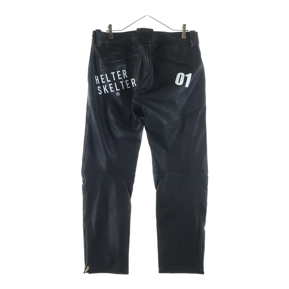 NO BRAND(ノーブランド) Riding Equipment Research RER-104 ライディングリサーチクイップメント レザー パンツ ブラック