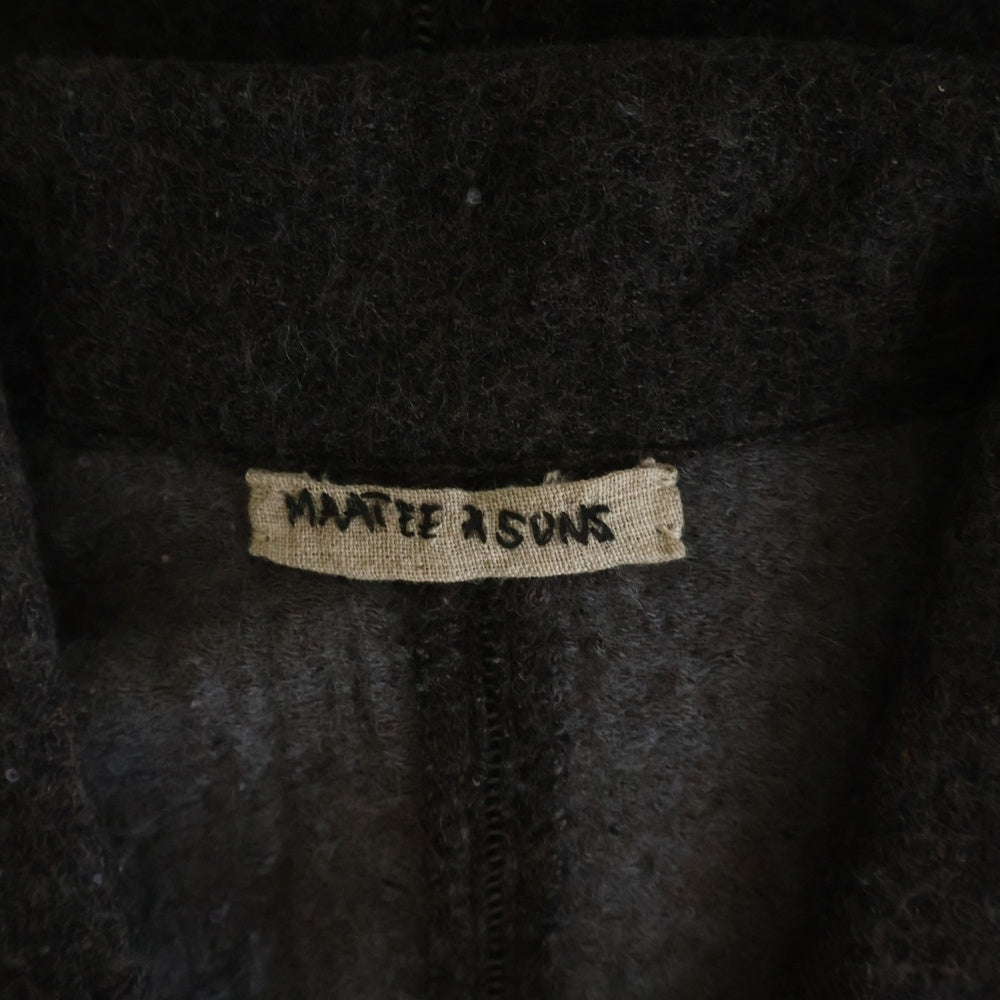 MAATEE&SONS(マーティーアンドサンズ) 25AW GUPTA WOOL W FACE COVERALL ウール フェイス カバーオール グレー MT5303-0606