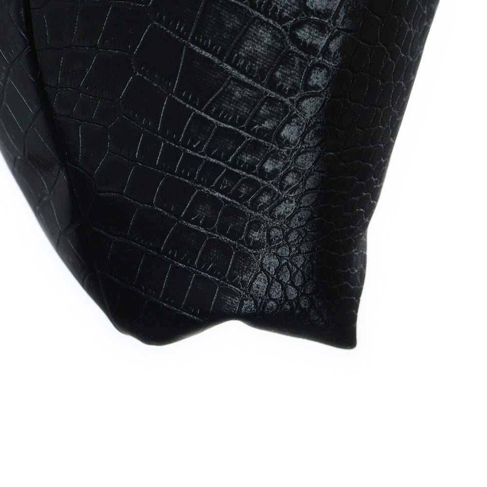 BREATH(ブレス) 24AW 型押しフェイクレザーダウンジャケット ブラック BR24AW-00009