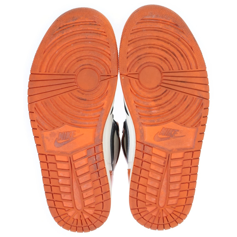 NIKE(ナイキ) AIR JORADN 1 RETRO HIGH OG エアジョーダン レトロ シャッタードバックボード ハイカットスニーカー オレンジ DZ5485-008 US10/28cm