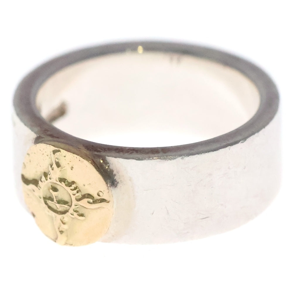 FIRST ARROW's(ファーストアローズ) KK18付 平打ち12mm プレーンリング シルバー/ゴールド レディース