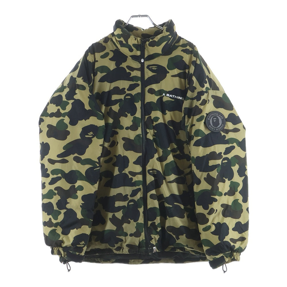 A BATHING APE(アベイシングエイプ) 1ST CAMO DOWN JACKET ダウンジャケット カモフラ マルチカラー 001DNK801006M