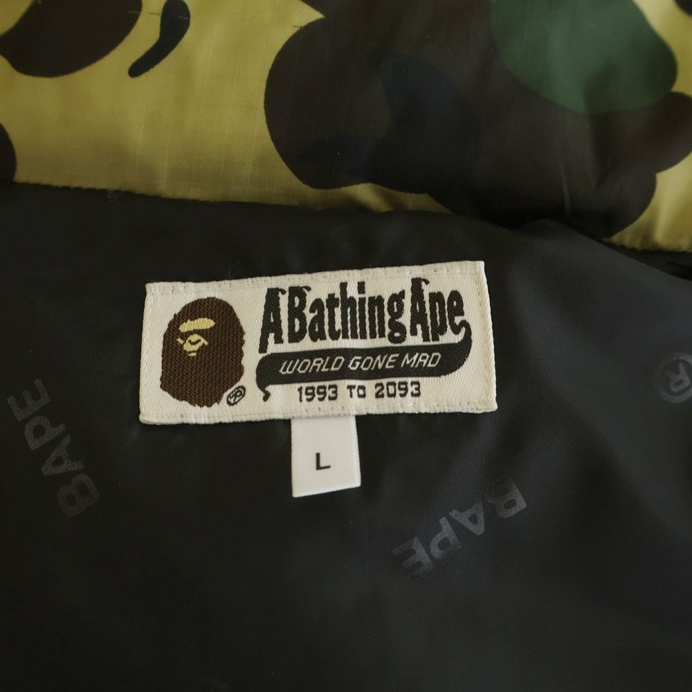 A BATHING APE(アベイシングエイプ) 1ST CAMO DOWN JACKET ダウンジャケット カモフラ マルチカラー 001DNK801006M