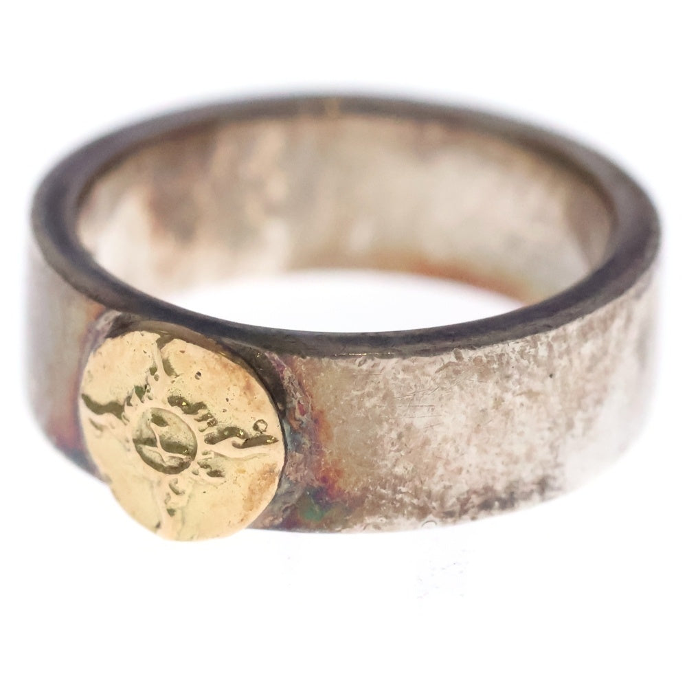 FIRST ARROW's(ファーストアローズ) KK18付 平打ち12mm プレーンリング シルバー/ゴールド