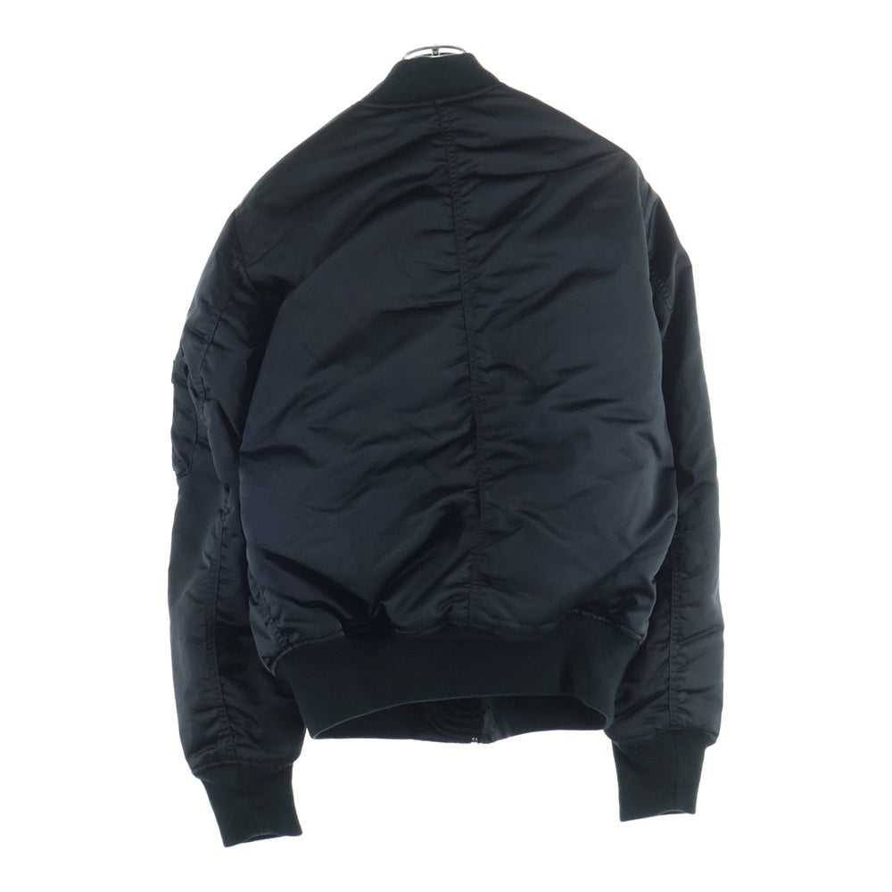ALPHA INDUSTRIES(アルファ インダストリーズ) MA-1 Base Flight Bomber Jacket ベースフライトボンバージャケット ジップアップブルゾン ブラック 7975952027
