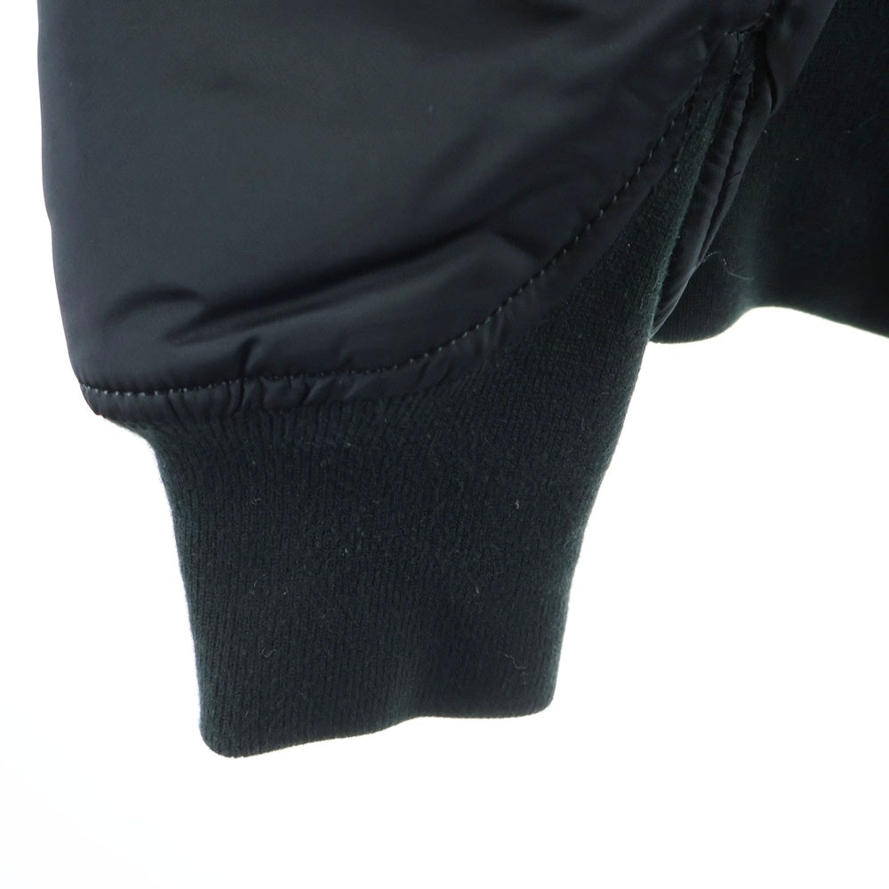 ALPHA INDUSTRIES(アルファ インダストリーズ) MA-1 Base Flight Bomber Jacket ベースフライトボンバージャケット ジップアップブルゾン ブラック 7975952027