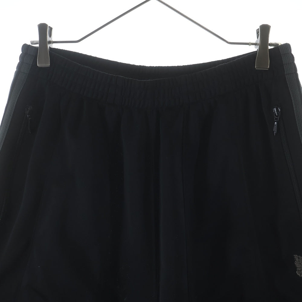 Needles(ニードルス) H.D. Pant 刺繍ロゴ ヒザデルパンツ トラックパンツ ブラック QV1615