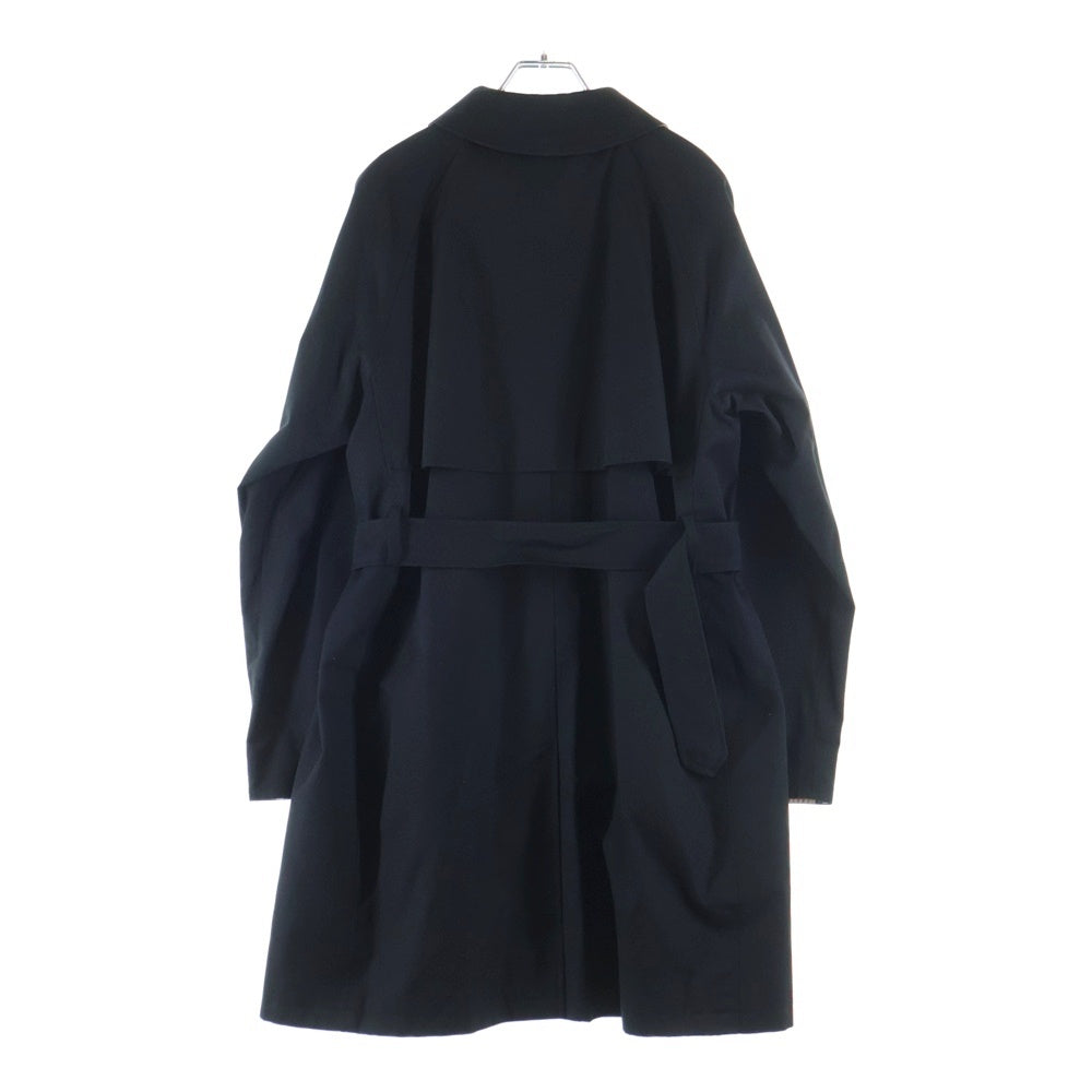 BURBERRY LONDON(バーバリーロンドン) 裏地チェック コットン トレンチコート ブラック SW1Y 4BL