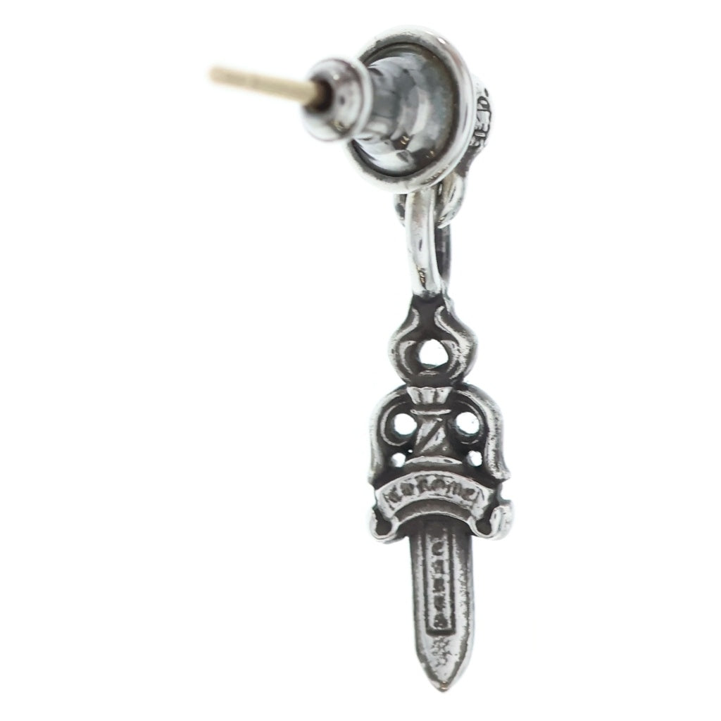 CHROME HEARTS(クロムハーツ) DRP STCK DGGR スタックダガードロップ ピアス シルバー