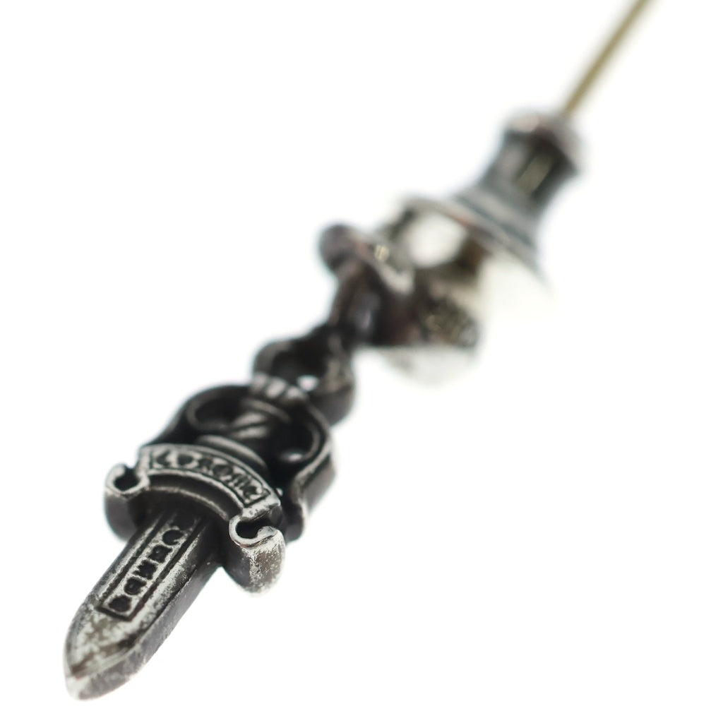 CHROME HEARTS(クロムハーツ) DRP STCK DGGR スタックダガードロップ ピアス シルバー