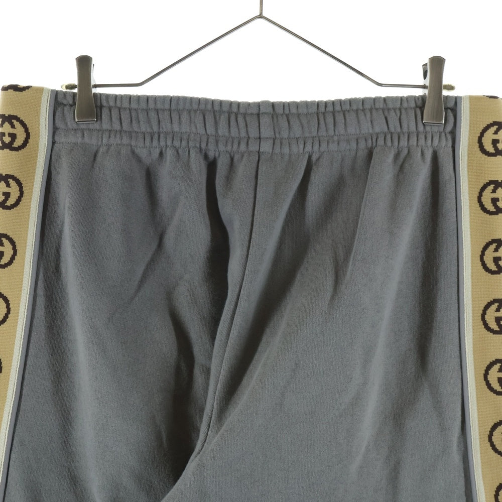 GUCCI(グッチ) GG Technical Jersey Jogging Pant スウェット パンツ ジャージ ボトムス グレー 630713 XJBUW