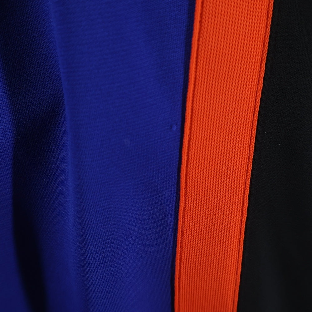 JUSTDON(ジャストドン) Mitchell & Ness NBA New York Knicks ミッチェル&ネス ニューヨークニックス ロゴワッペン トラックパンツ ジャージ ブルー/オレンジ