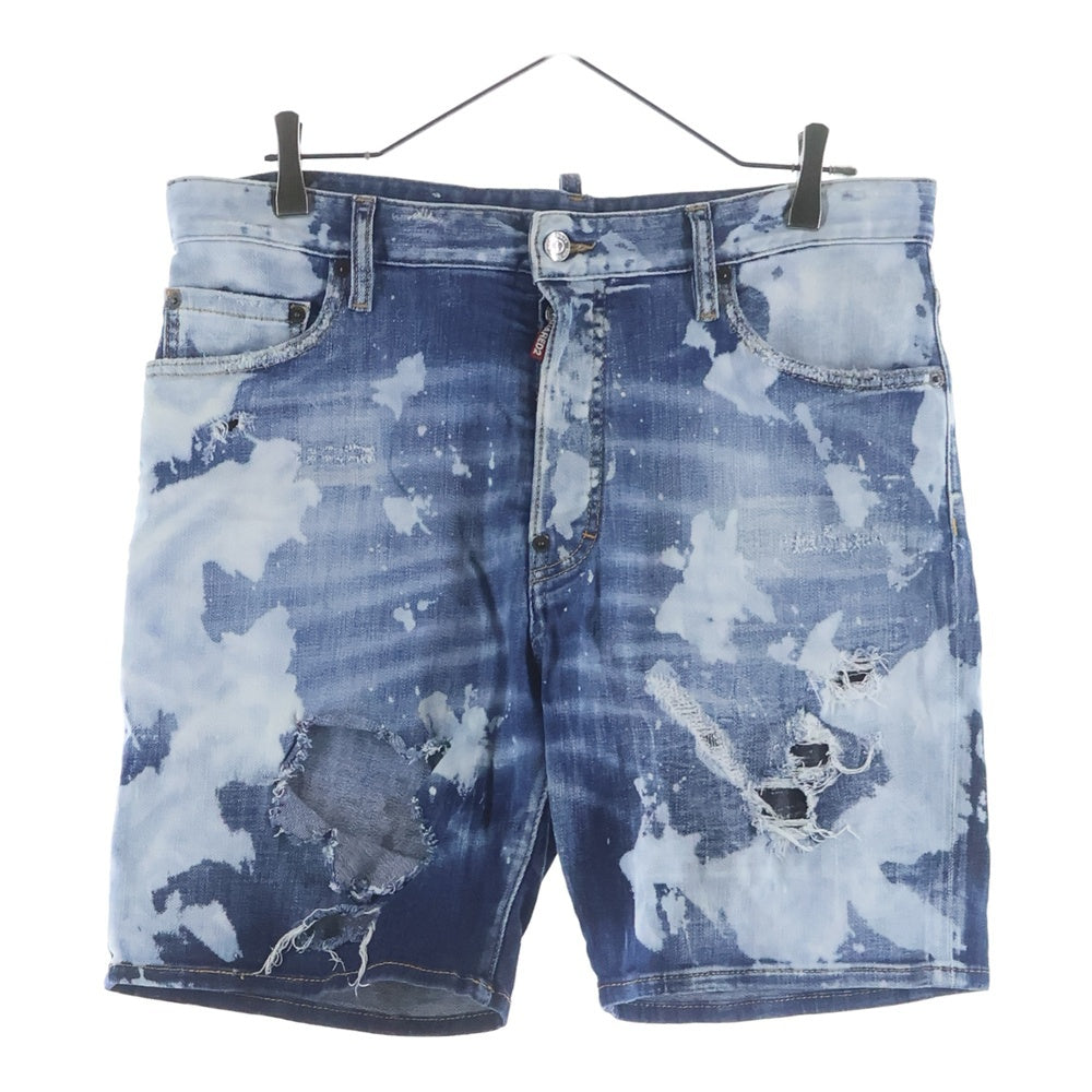 DSQUARED2(ディースクエアード) Light Surfer Wash ライトサーファーウォッシュ デニムハーフパンツ インディゴ S71MU0711 S30342