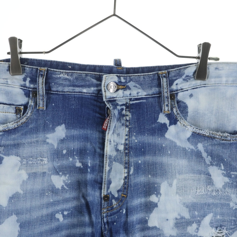 DSQUARED2(ディースクエアード) Light Surfer Wash ライトサーファーウォッシュ デニムハーフパンツ インディゴ S71MU0711 S30342