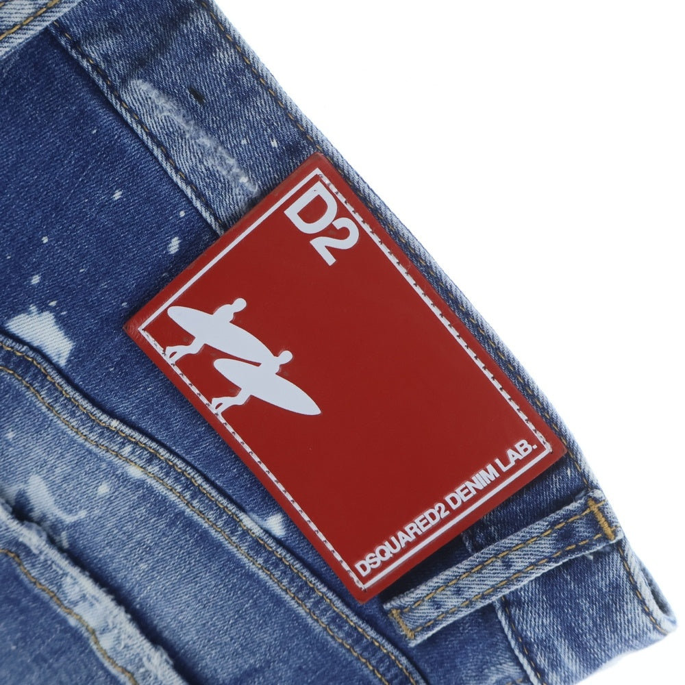 DSQUARED2(ディースクエアード) Light Surfer Wash ライトサーファーウォッシュ デニムハーフパンツ インディゴ S71MU0711 S30342