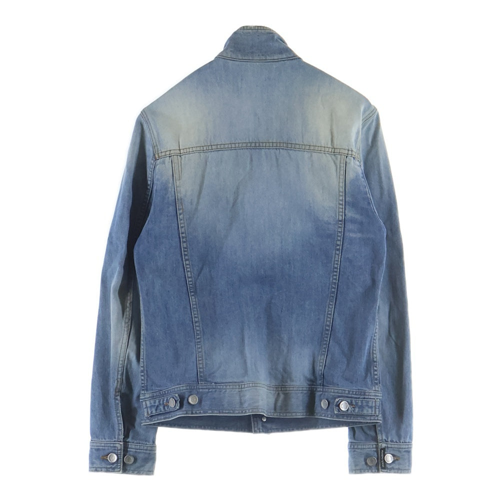 DOLCE & GABBANA(ドルチェアンドガッバーナ) DENIM JACKET ダメージ加工 ジップアップ デニムジャケット インディゴ G9113D/G8092