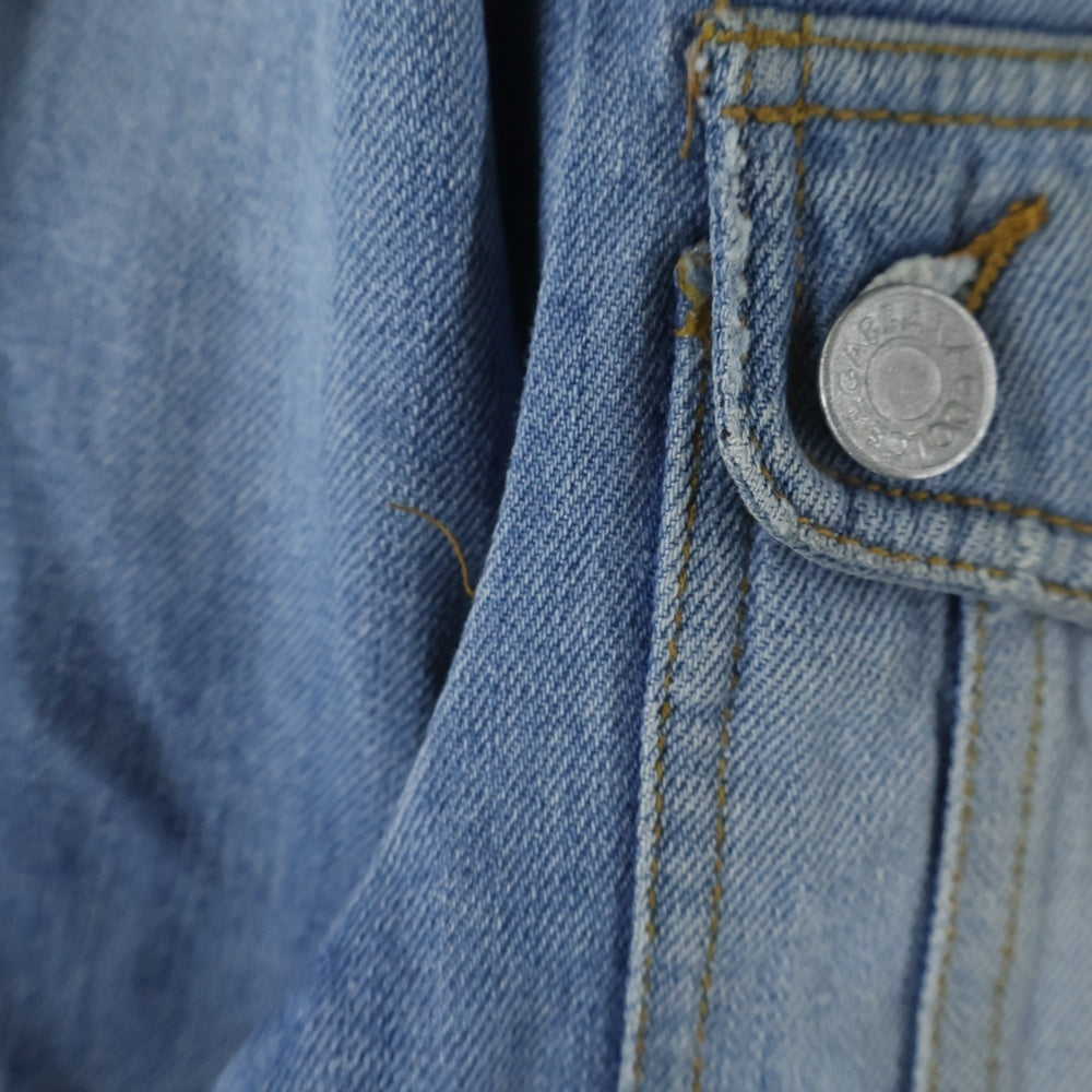 DOLCE & GABBANA(ドルチェアンドガッバーナ) DENIM JACKET ダメージ加工 ジップアップ デニムジャケット インディゴ G9113D/G8092
