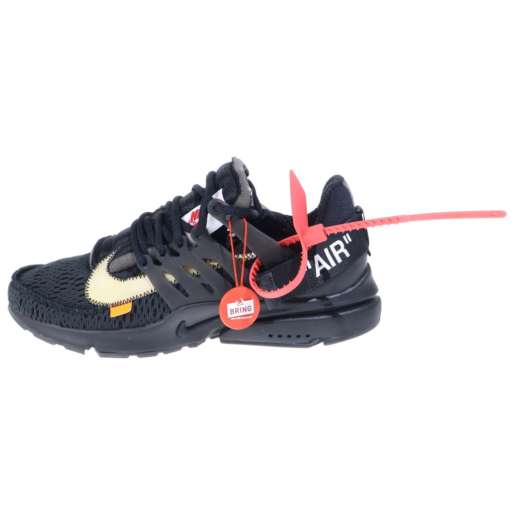 NIKE(ナイキ) ×OFF-WHITE AIR PRESTO オフホワイト エアプレスト ローカットスニーカー ブラック US9/27cm AA3830-002